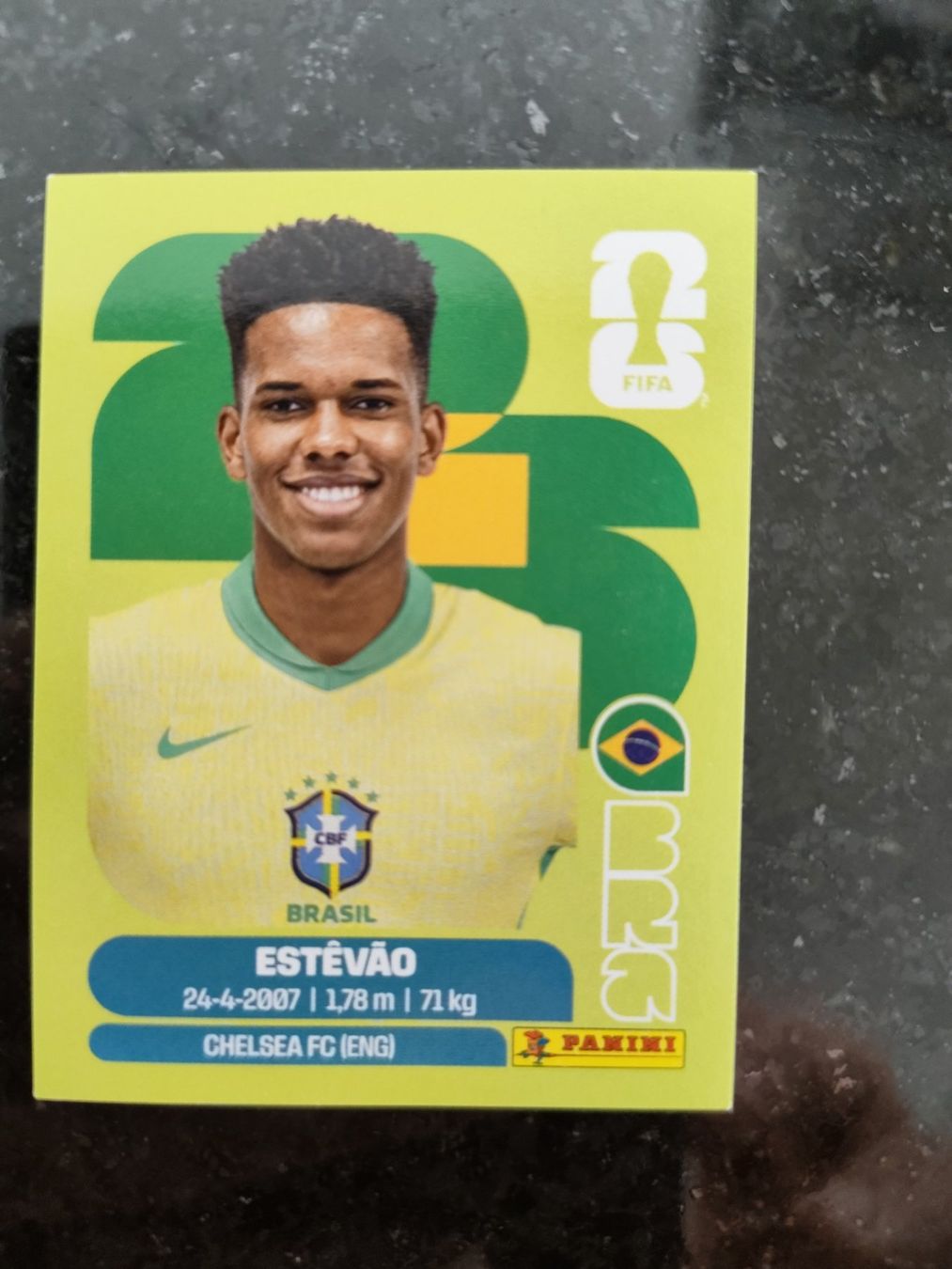 Panini Sammelbilder & Trading cards: Panini WM 2026 BRA 20, Estevao – Gebraucht aus Aarburg von gloeckgloeck