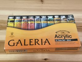OVP Winsor & Newton Galeria Acrylic Set 10er Set x 20ml)(A85
