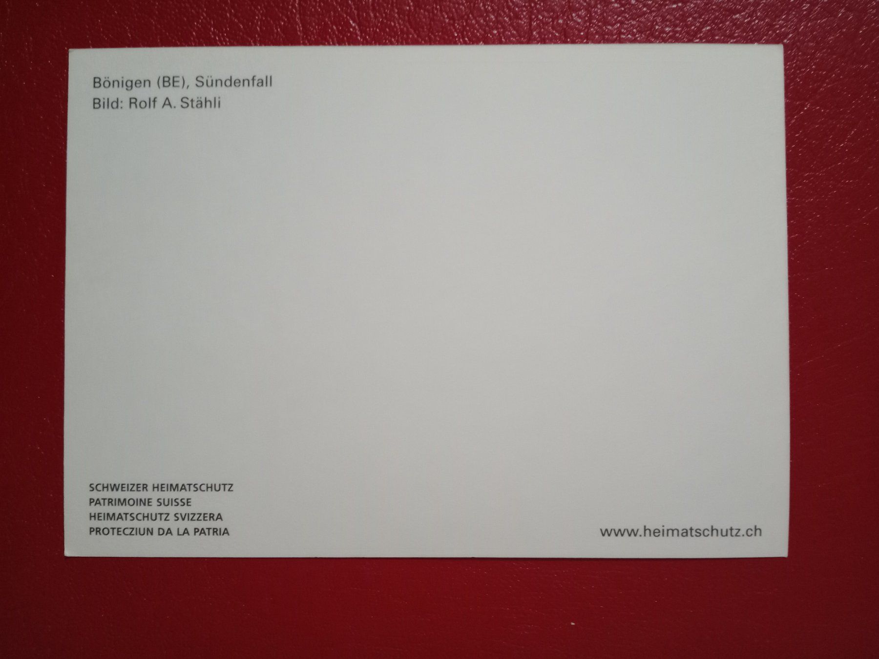 Cartes postales: AK Kunst Sündenfall Bönigen Bern – D'occasion à Küttigen par Melisch1000 1