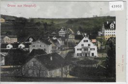 Gruss aus Hauptwil - Generalansicht - coloriert