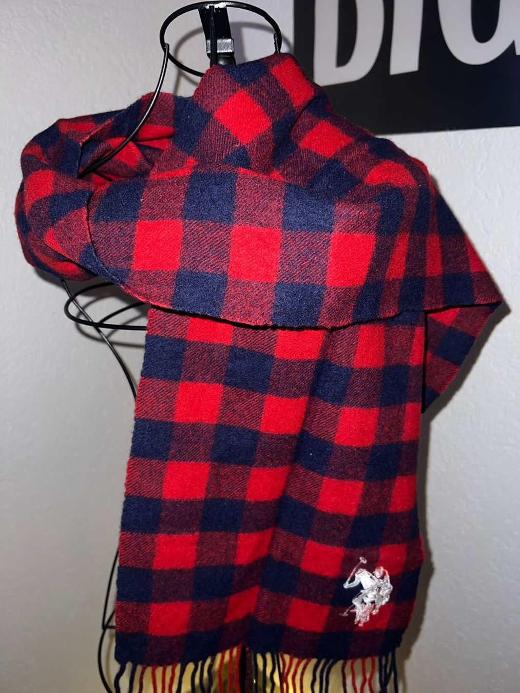 Foulard & Sciarpe: U.S. Polo Assn. Schal kariert rot/blau – Usato da Winterthur venduto da Dejv 1