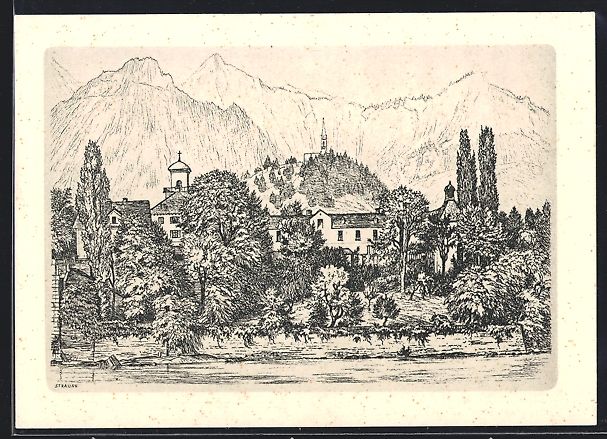 Cartes postales: Reichenau, Ansicht des Schlosses Reichen – D'occasion à Berlin par bartko-reher