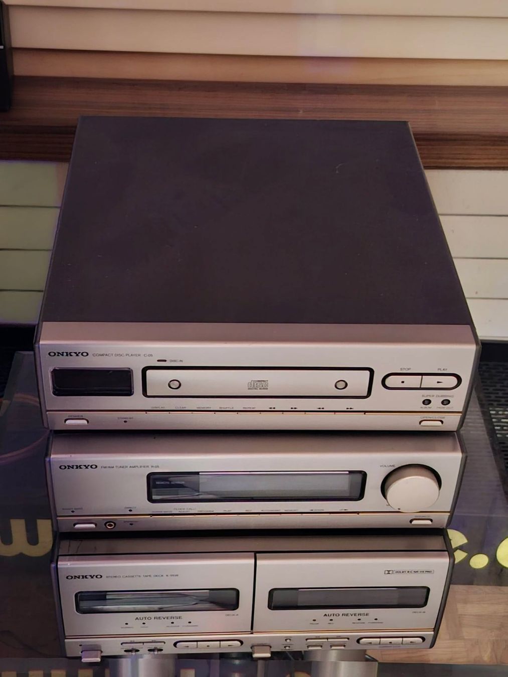 Onkyo Lettore multimediale & Streamer: Onkyo  Stereo Midi Receiver CD  Player Kassetten Deck – Usato da Wittenbach venduto da Nostalgie1965 4