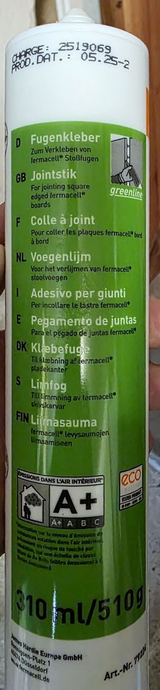 Fermacell Tutti gli attrezzi: Fugenkleber Fermacell Greenline 310ml – Nuovo (secondo la descrizione) da Bern venduto da CookieMonster82