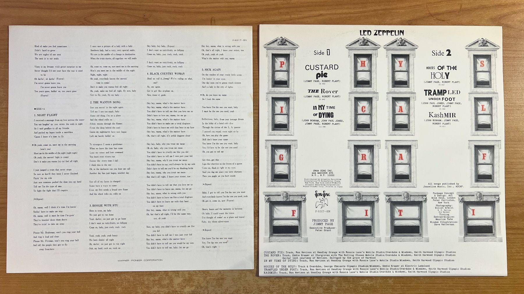 Dischi in vinile: Led Zeppelin - Physical Graffiti / 2 LP - Japan-Press. 1976 – Usato da Gais venduto da soundcave57 2