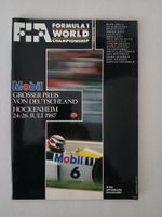 Programmheft Formel 1; GP Deutschland, Hockenheim 1987