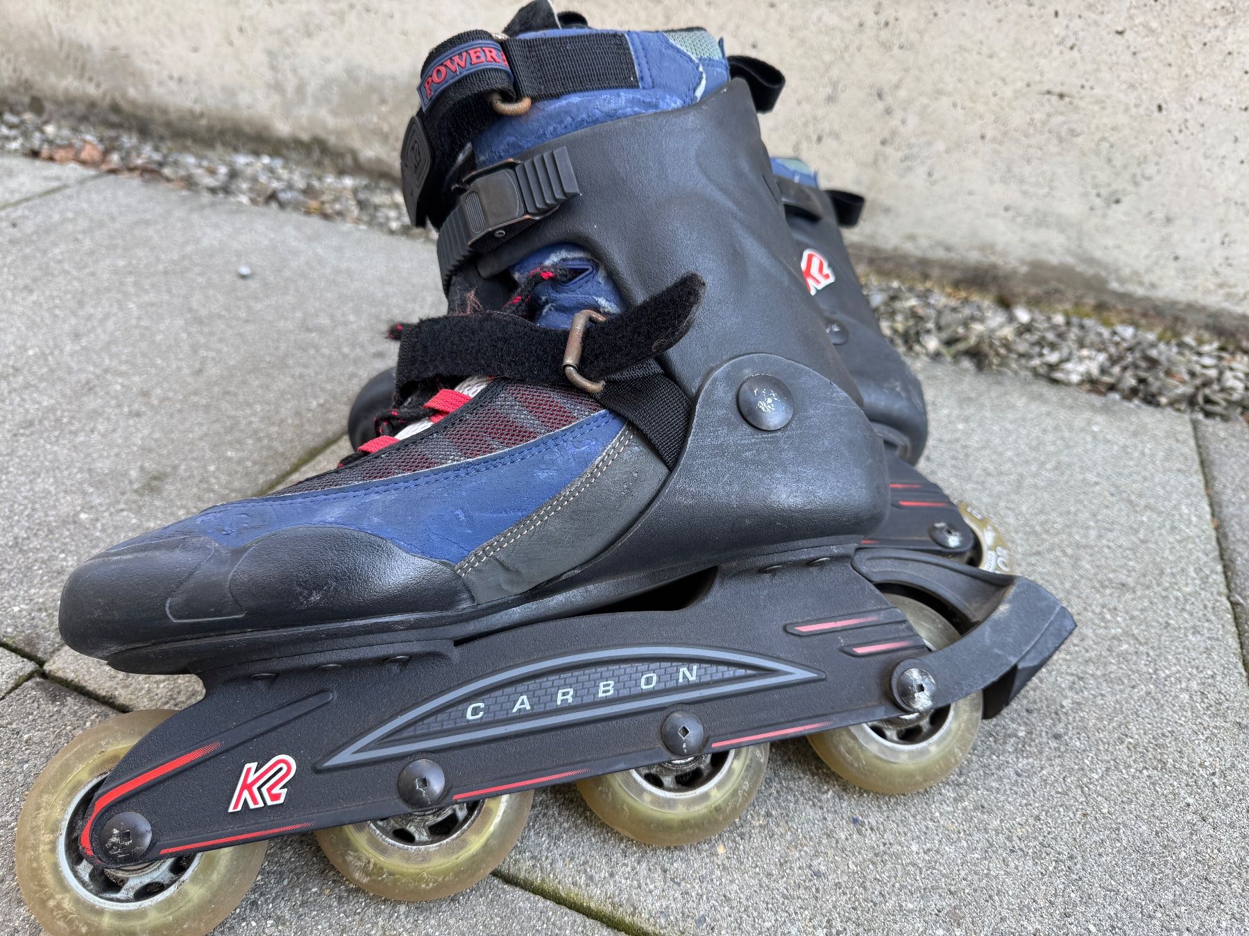 K2 Pattini in linea & Pattini a rotelle: K2 Carbon Inline Skates,  Grösse 44,5 – Usato da Oberkirch LU venduto da Simba03 1