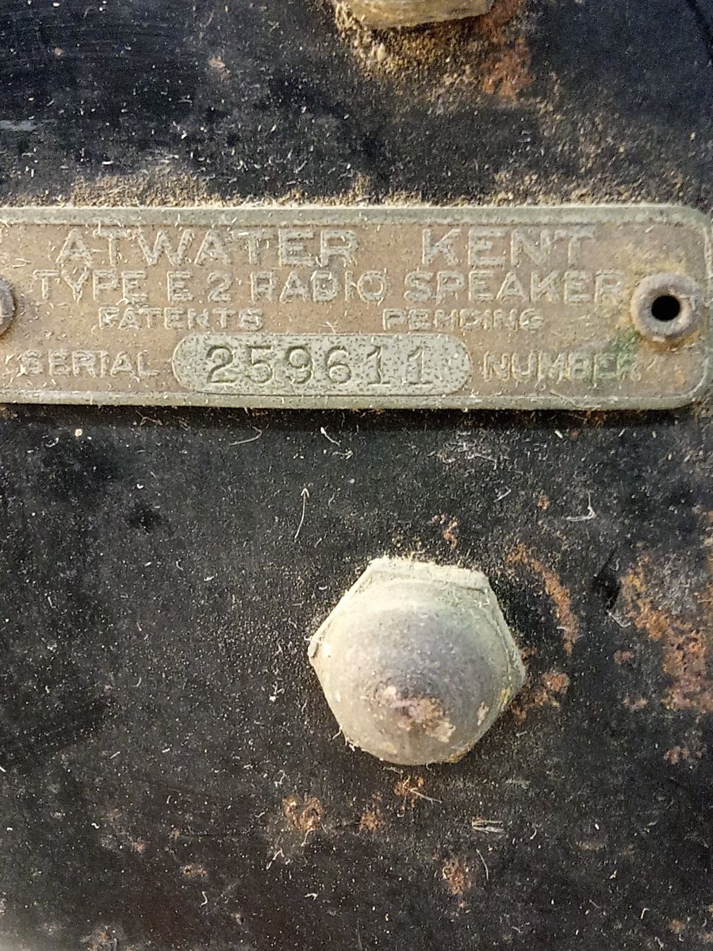 Radio: Atwater Kent Type E2 Radio Speaker – Difettoso da Zürich venduto da edi_c2m6 3