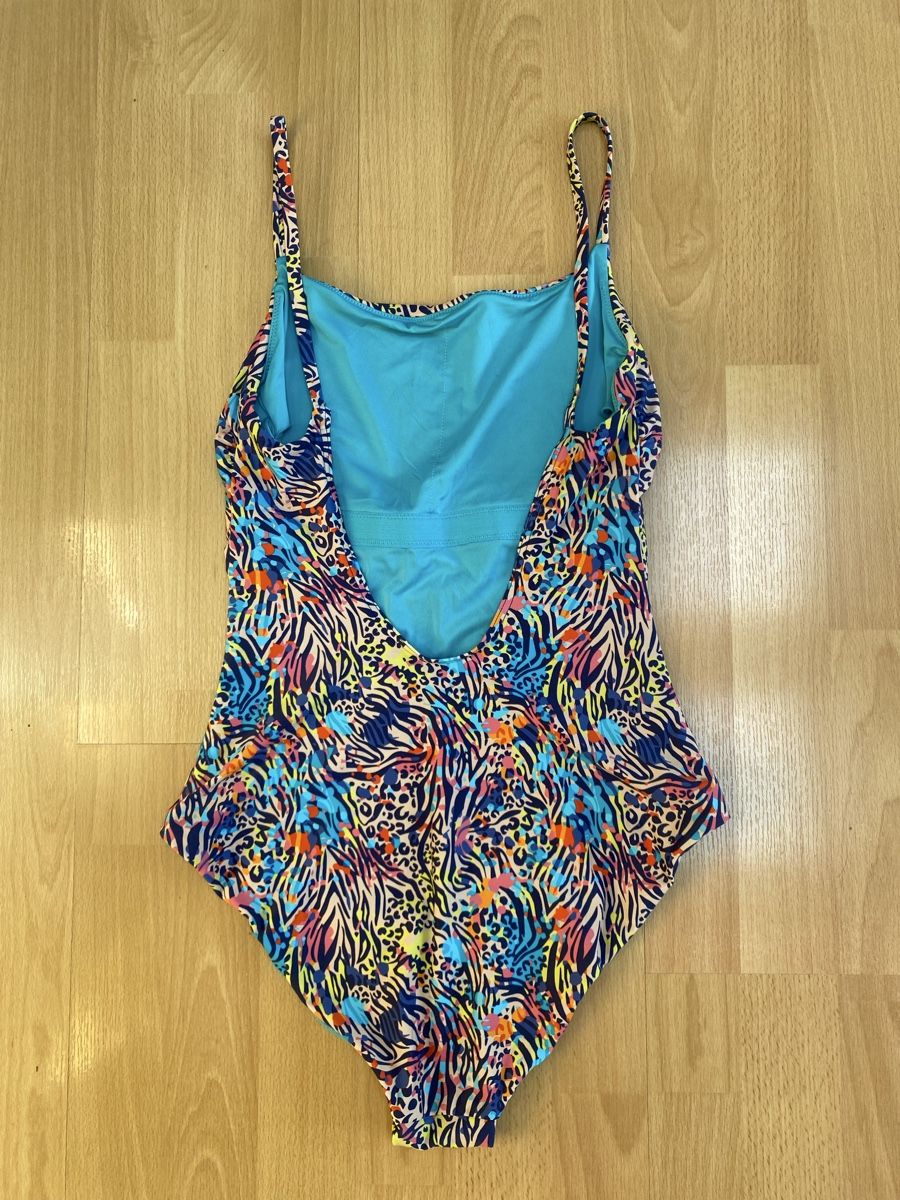 Marie Jo Costumi da bagno & Bikini: Badeanzug Blau/Tierdruck Muster Grösse 36/38 – Nuovo (secondo la descrizione) da Buochs venduto da H16 3