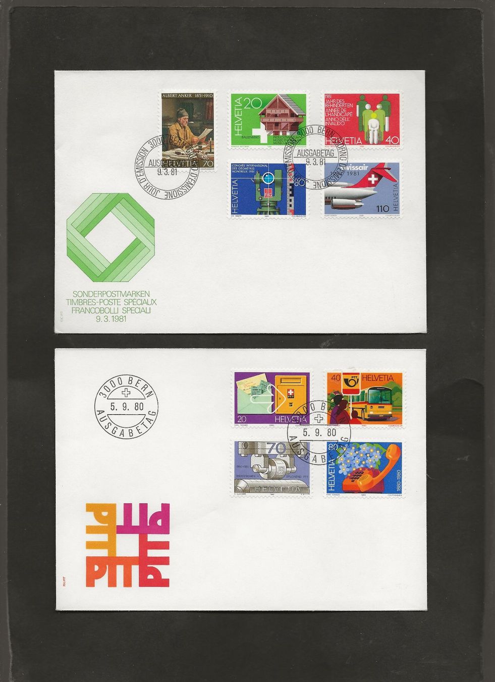 Tutti i francobolli: Schweiz 16 FDC 1979 bis 1984 – Usato da Au ZH venduto da xelagreb01 5