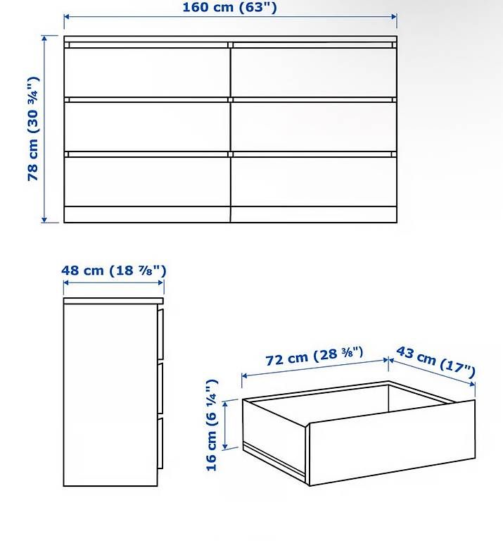 Cassettiere: Kommode Sideboard IKEA MALM – Usato da Rupperswil venduto da mku92 4