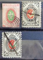 РОССИЯ 1864–1894: Wenden'sche Kreispost, 3 gebrauchte O/X