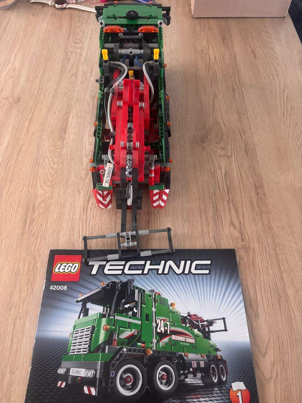 Lego Giocattoli: Lego Technic 42008 Abschleppwagen mit Anleitung  – Difettoso da Richterswil venduto da Ybri 3