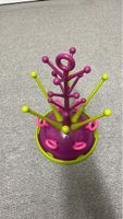 Babyflaschen-Abtropfgestell lila grün