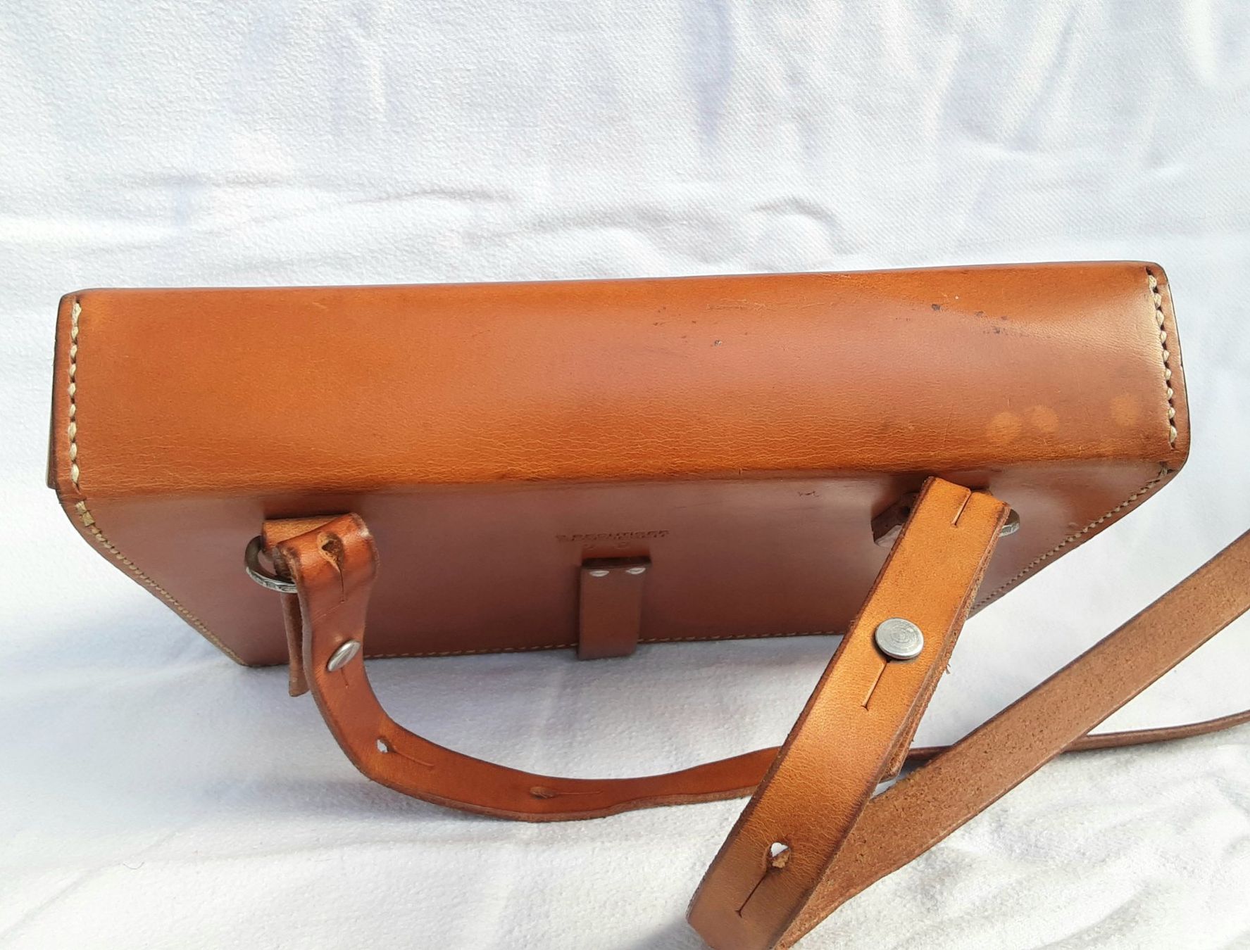 Schweizer Armee Borse: Armee,Ledertasche,Kartentasche 1978,Militär – Nuovo (secondo la descrizione) da Grosswangen venduto da Spengler66 4