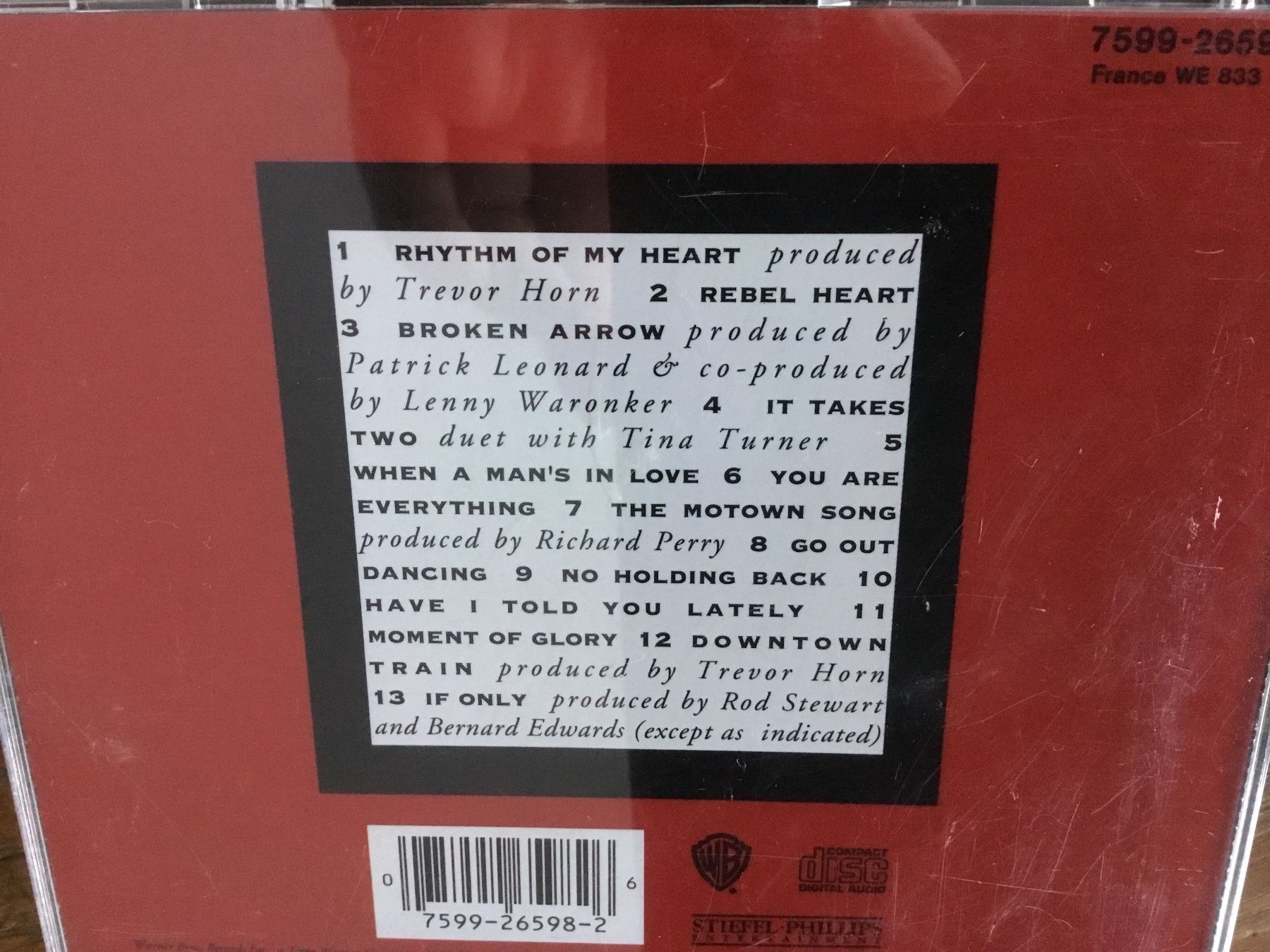 CDs: Rod Stewart - Vagabond Heart CD, , Hitss – Gebraucht aus Thierachern von sweden08 1