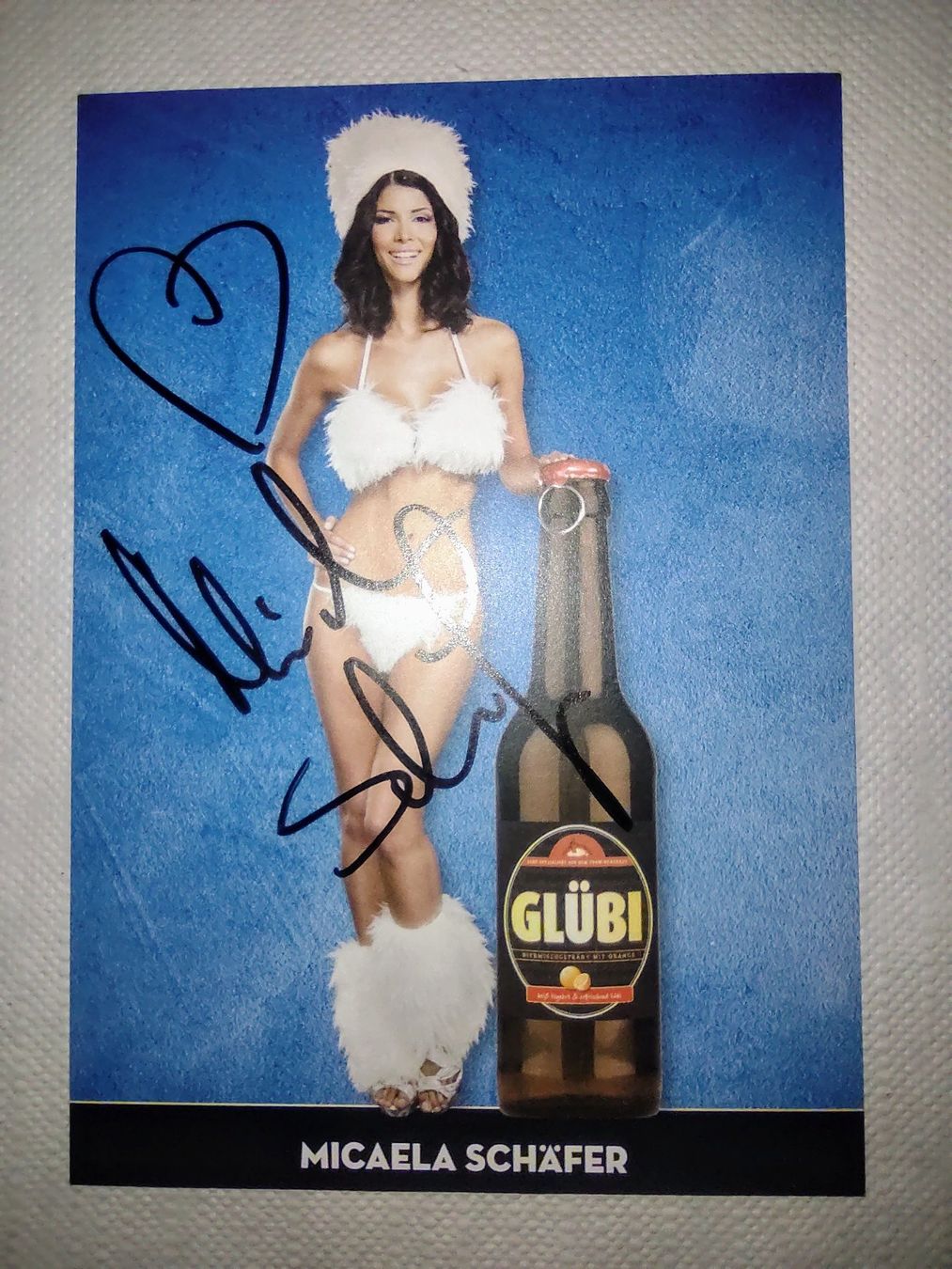 Autografi: MICAELA SCHÄFER AUTOGRAMM ** ORIGINAL ** – Usato da Lupfig venduto da Womewome