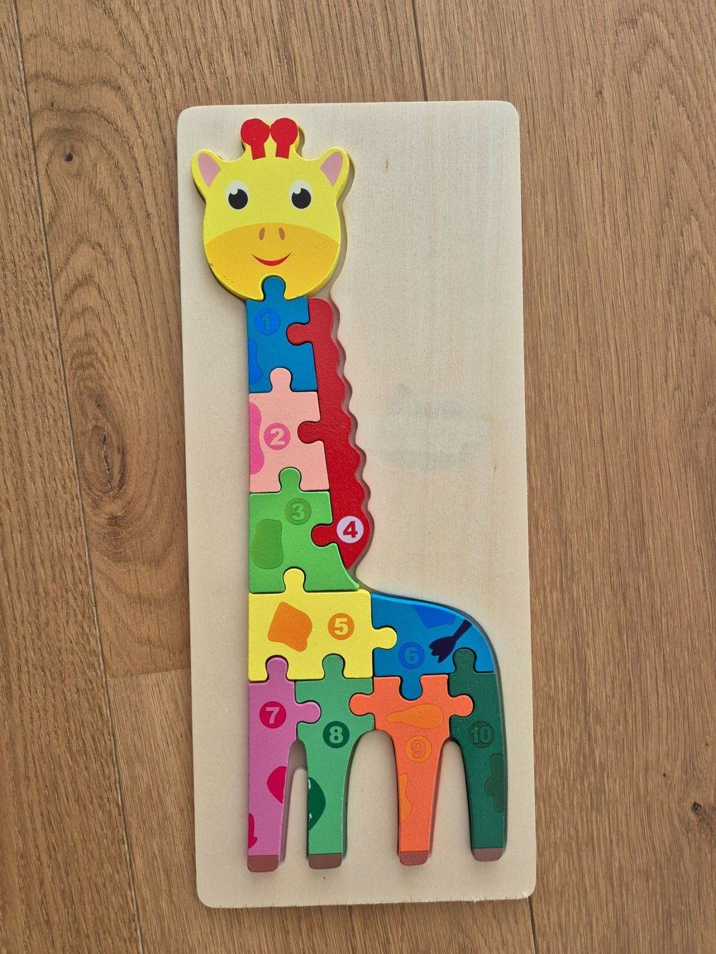 Puzzle: Holzpuzzle Giraffe mit Zahlen – Usato da Andelfingen venduto da manuf_01