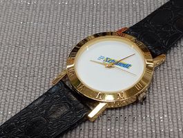 La Bruyére 18K goldplated Logo Schwedt Armbanduhr
