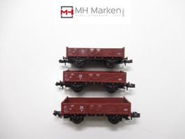 Roco 3x 2309 offene Güterwagen Deutsche Bahn ohne OVP Spur N
