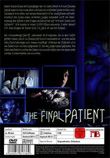 Tutti i DVDs: The Final Patient  (Originalverpackt) – Nuovo e nell'imballaggio originale da Ebikon venduto da Moviefreak01 1