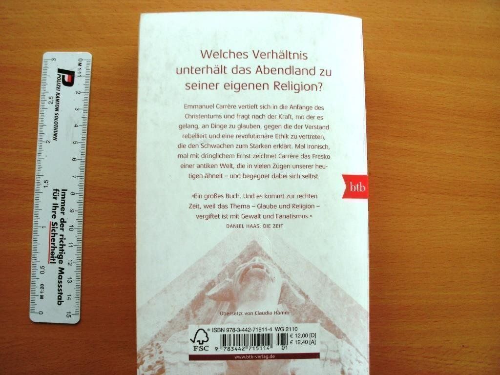 Libri: Das Reich Gottes - Emmanuel Carrère – Usato da Grenchen venduto da Kogi7 3