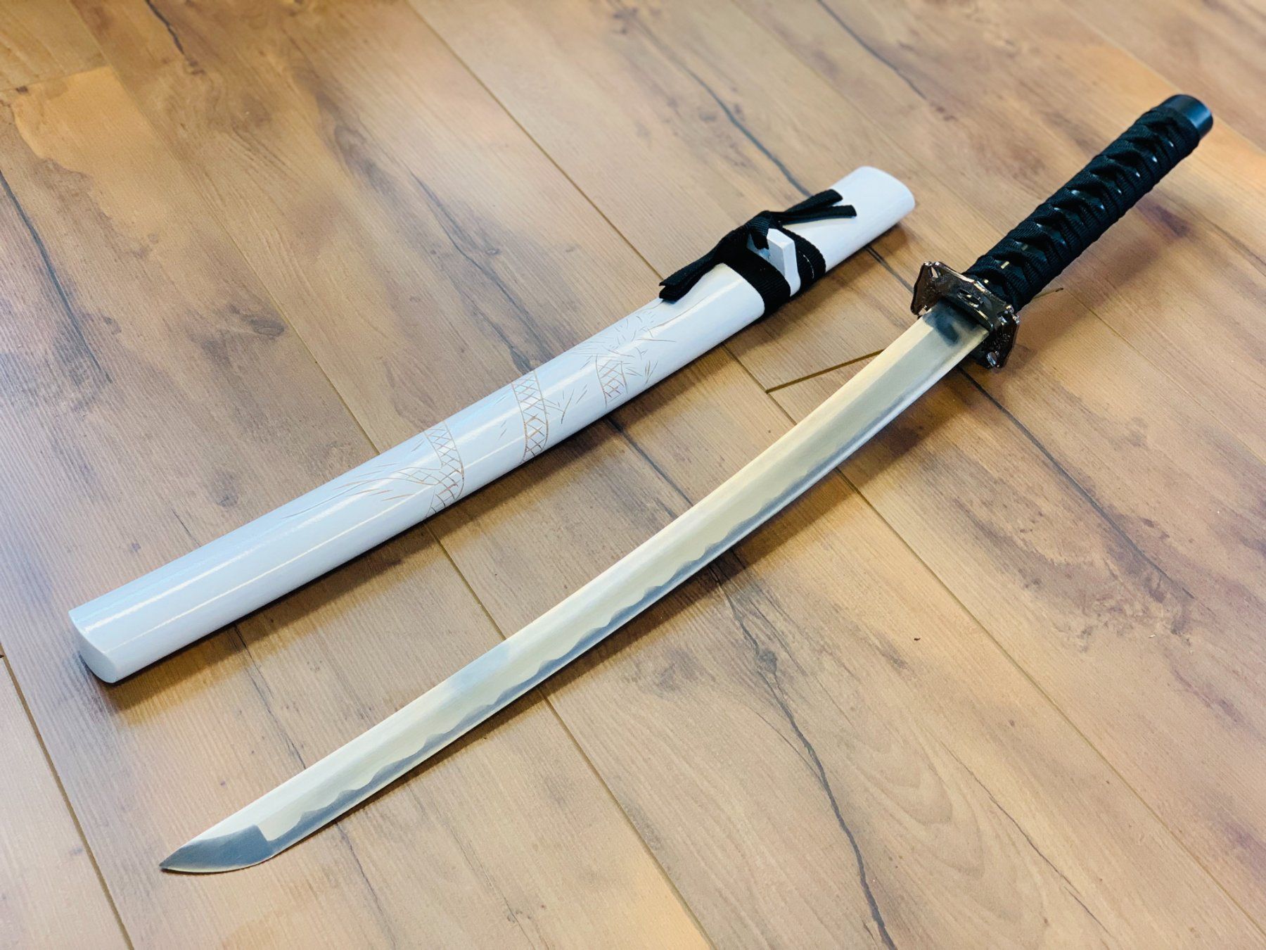 Art international: Katana TANTO Schwert WEISS 78cm NEU – Neuf avec emballage d'origine à Bergdietikon par shopAgent