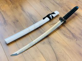 Katana TANTO Schwert WEISS 78cm NEU
