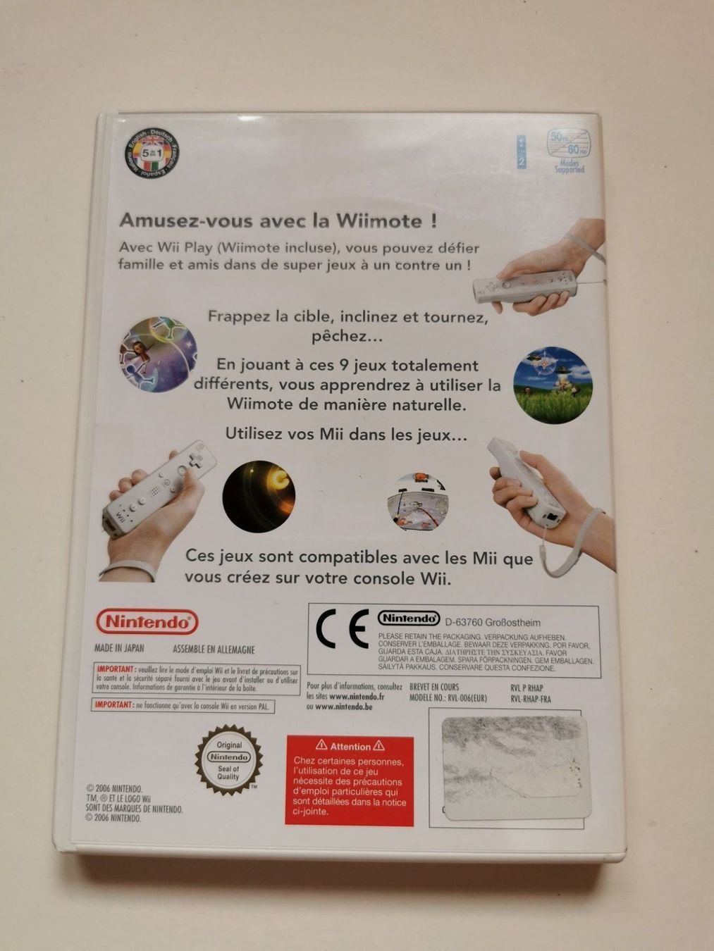 Nintendo Giochi: Wii -  Wii Play – Usato da Lenzburg venduto da eyworld 2