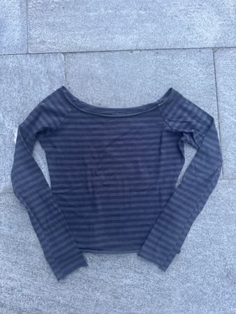 Brandy Melville Gestreiftes Langarmshirt Size S