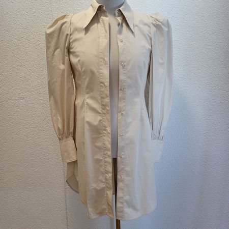 Hemdkleid von H&M, neu, beige, Gr 36