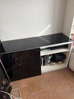 Möbel Büro von Ikea Hochglanz schwarz