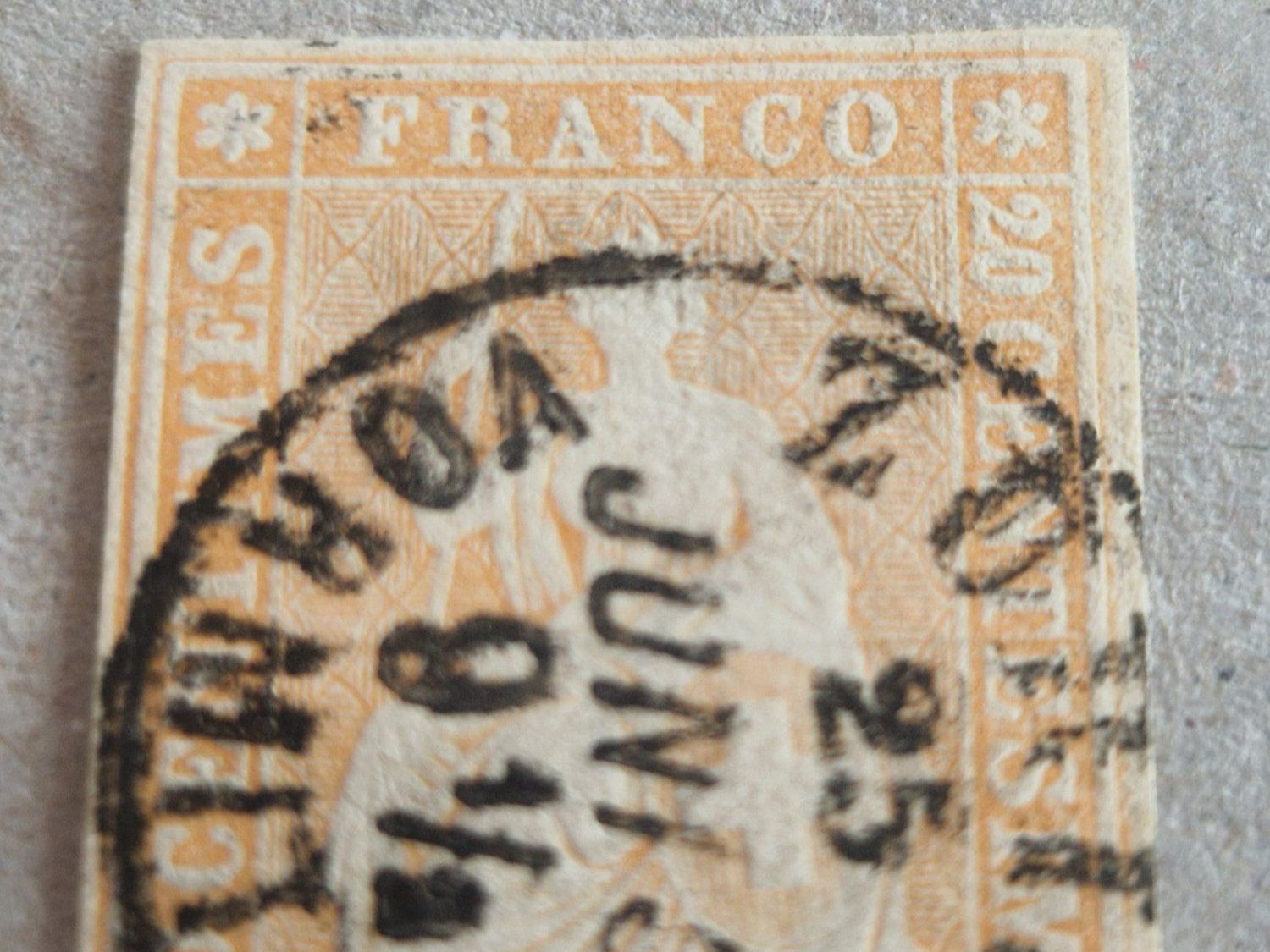 Tutti i francobolli: Strubel 25D, signiert, ab 1.- – Usato da Burgdorf venduto da Glossy01 1