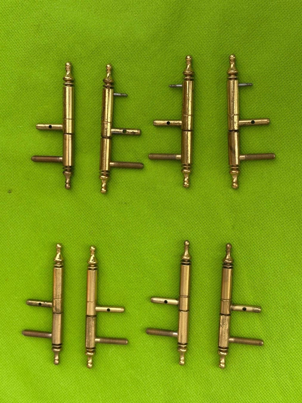 Eisenwaren: alte Möbelscharniere Messing 8 Stück – Gebraucht aus Wil SG von rolandsflohland 5
