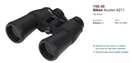 Nikon Feldstecher / Fernglas 10x50 Aculon A211