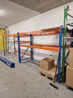 5 Regale zu verkaufen m. 6 Seitenelementen & 10 Längsträgern
