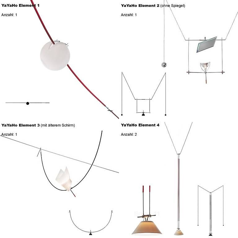 Lampen: Systemleuchte YAYAHO von Ingo Maurer – Gebraucht aus Zürich von Weber_ZH 3