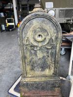 Antiker Dorfbrunnen 1865 aus Guss, Rarität ca 100 Kg