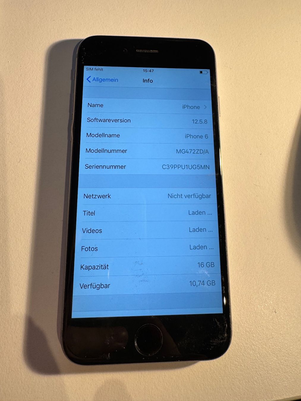 Apple Handys / Smartphones: iPhone 6 – Gebraucht aus Adliswil von Busys 1