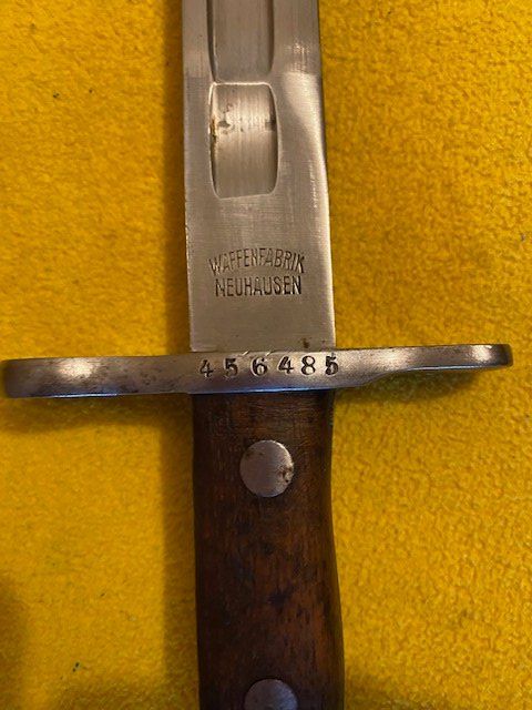 Schweizer Armee Stichwaffen: BAJONETT  CH ARMEE – Gebraucht aus Chur von silbermon 6