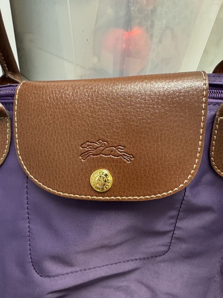 Longchamp Taschen für Damen: Longchamp Tasche lila – Gebraucht aus Zürich von Naniiin 1