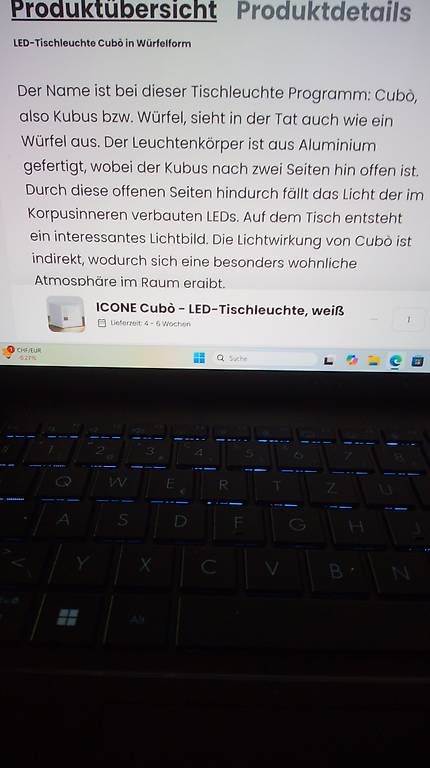 Lampen: Tisch-Nachttischlampe Cicone LED 4.5 W – Gebraucht aus Hausen AG von jus_ns87 3