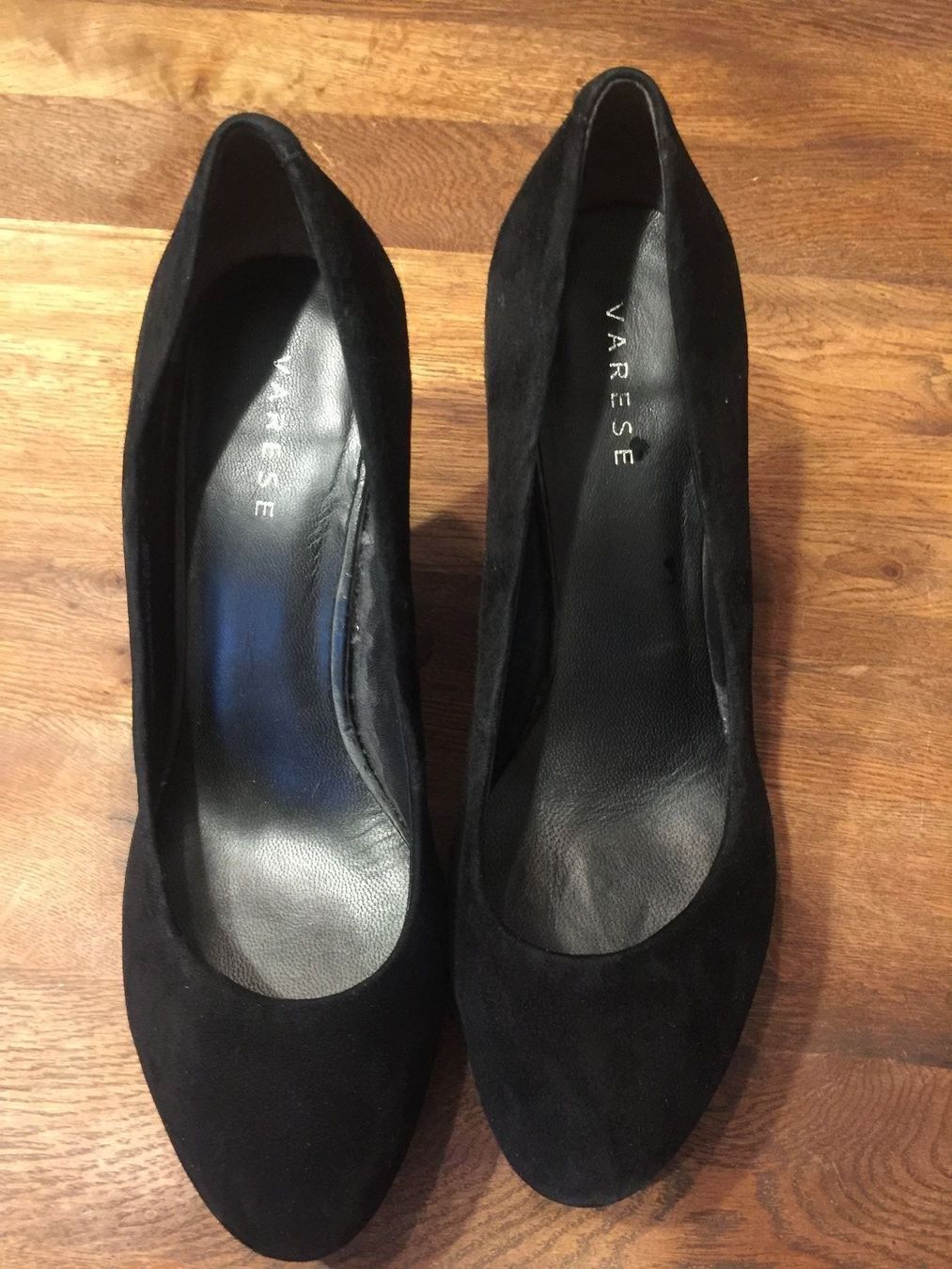 Scarpe da donna: tolle Echtleder-Plateaupumps, schwarz – Nuovo (secondo la descrizione) da Luzern venduto da Buetzel19 2