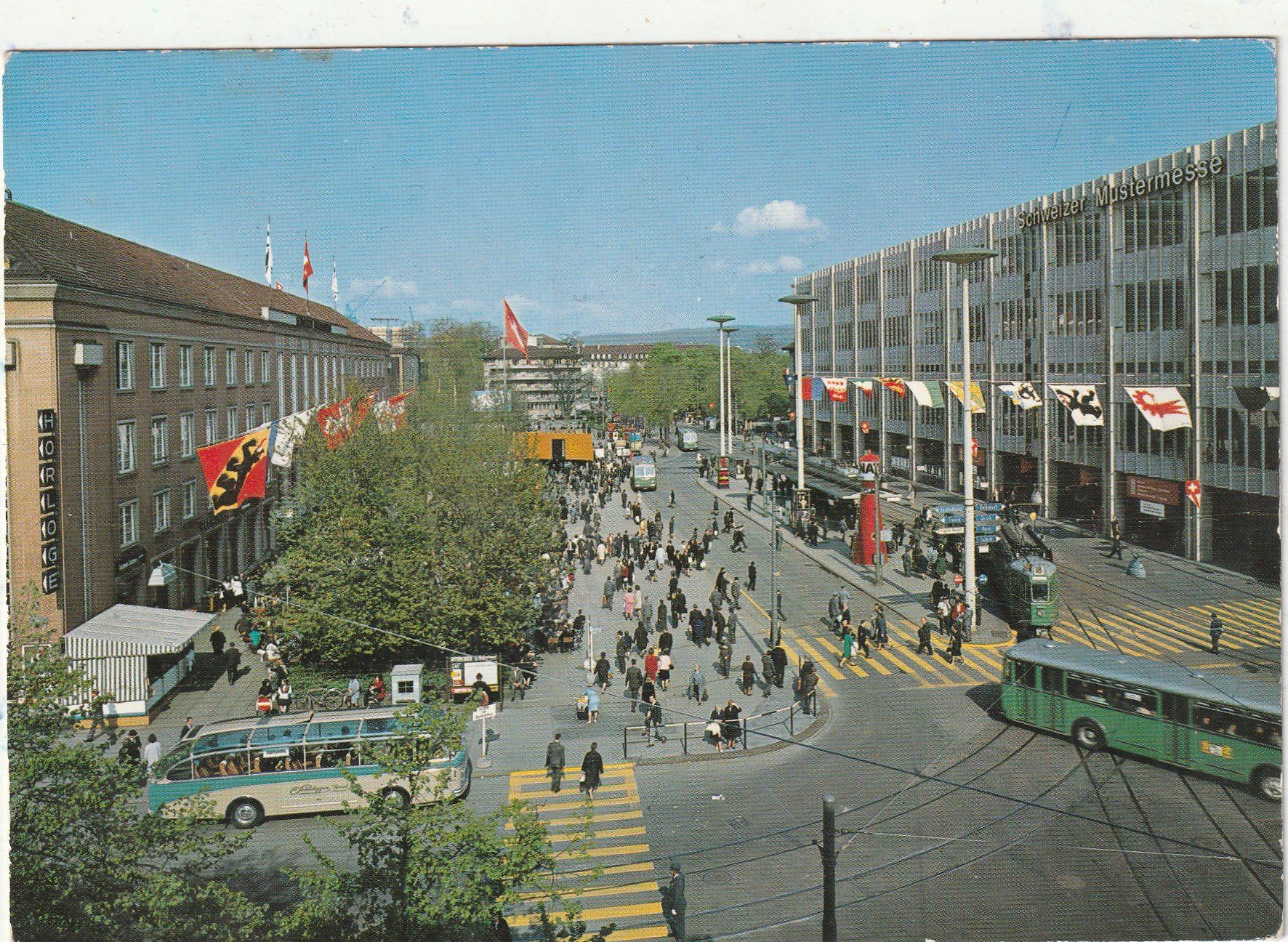 Cartoline postali: Basel Mustermesse – Usato da Lumbrein venduto da made02