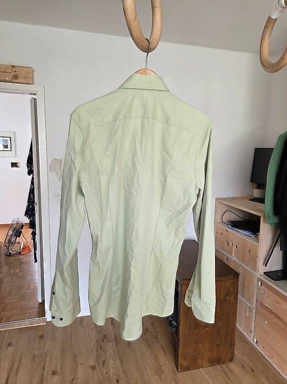 Hemden: Olymp Level 6 Super Slim Hemd Gr.40 hellgrün – Gebraucht aus Ostermundigen von wab_jxp5 2