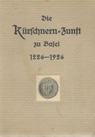 Die Kürschnern-Zunft zu Basel 1226-1926