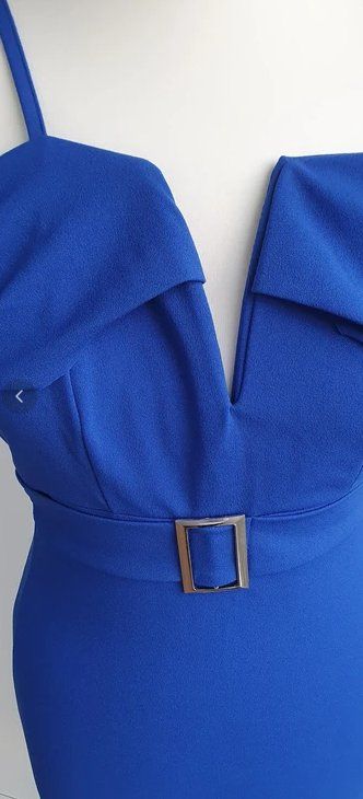Kleider: Kleid royalblau, Grösse 34, elegant – Gebraucht aus Stansstad von InStyle8 3