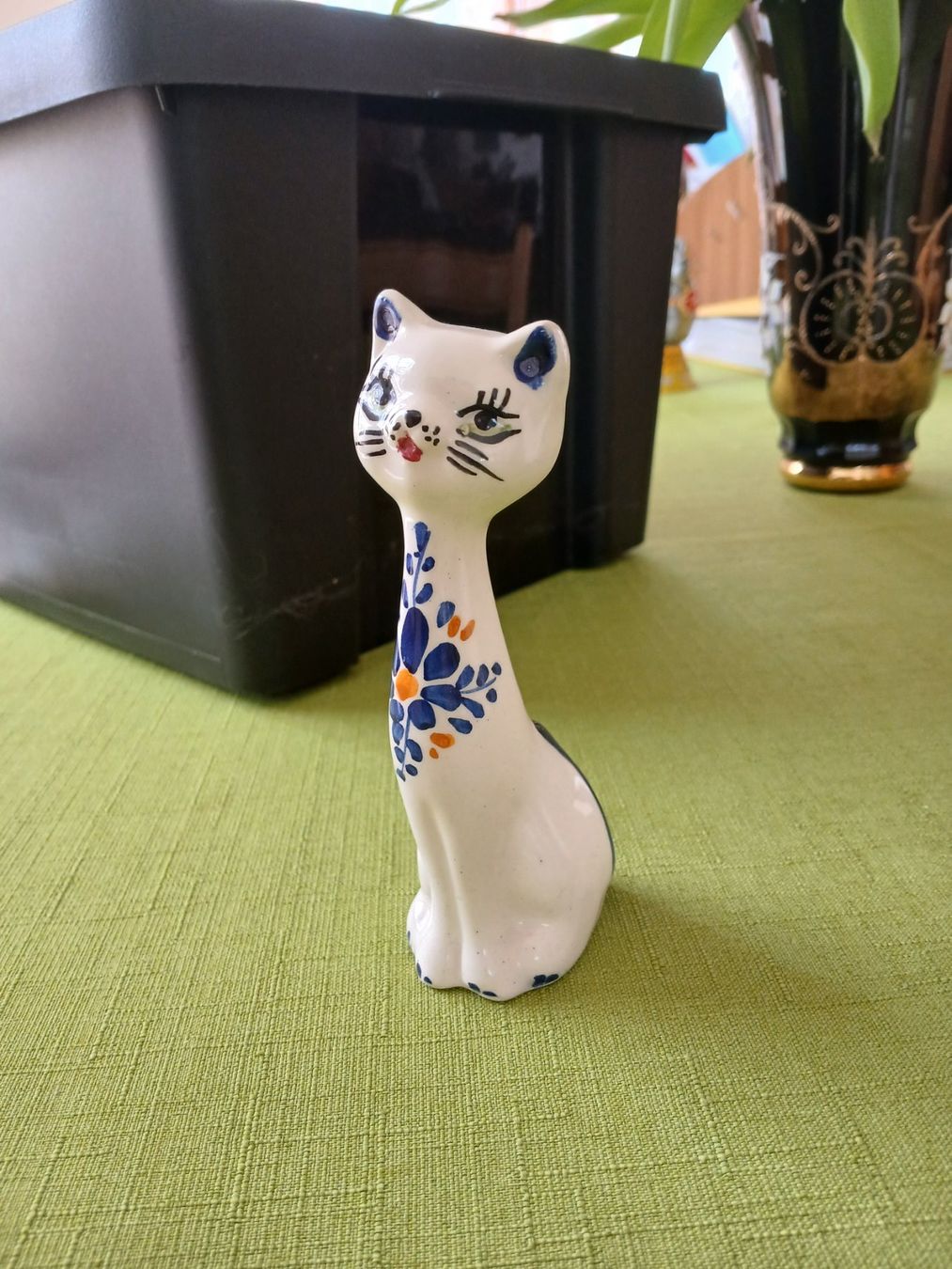 Statuette: Katze blau klein – Usato da Zürich venduto da Mr.Dachboden 1