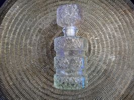 Retro Karaffe 300ml - Glas mit Deckel Vintage - Flasche