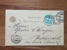 Postkarte 1897 Magyar Budapest   (G1898)